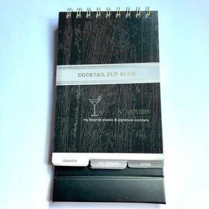 NEW COCKTAIL FLIP BOOK classic & signature cocktails PAPER RIOT